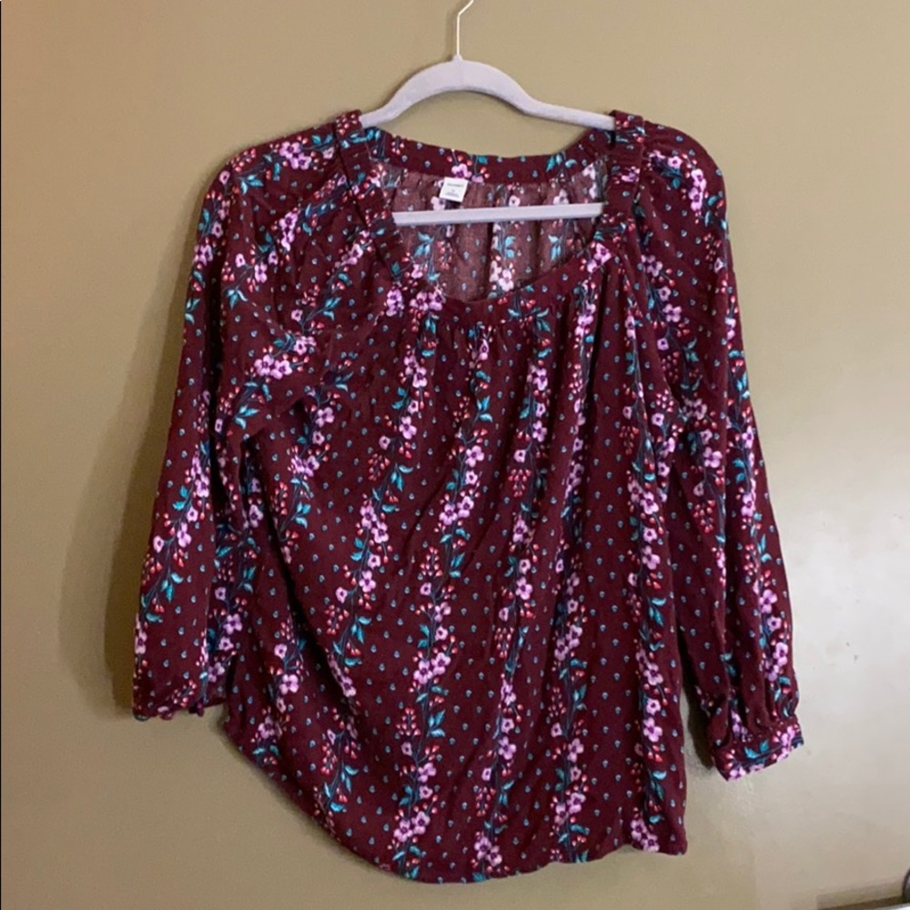 Old Navy | floral blouse